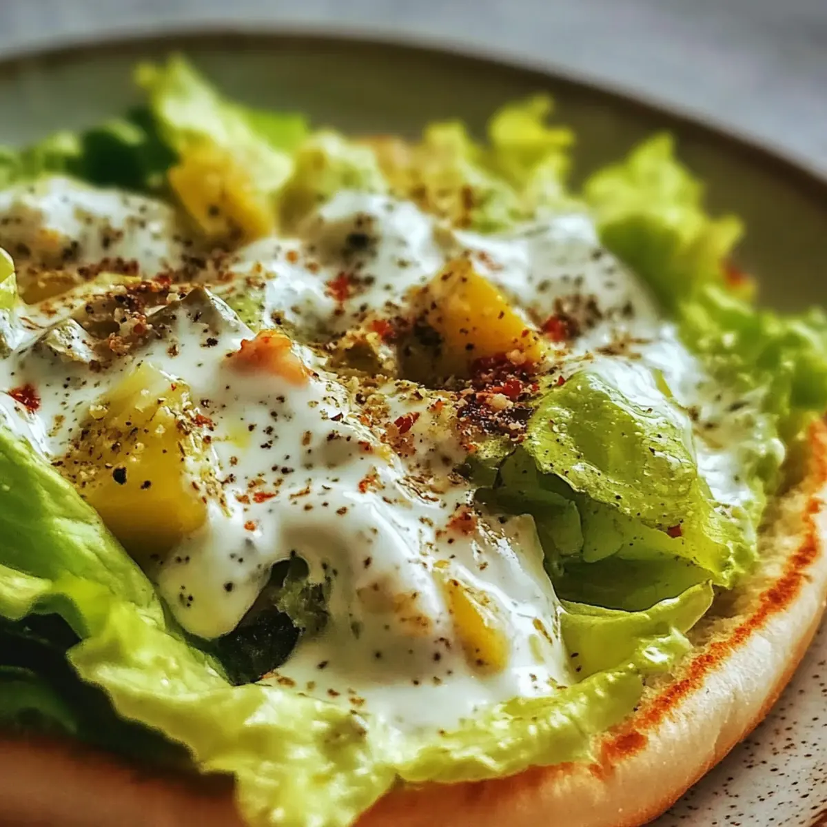 Creamy Greek Yogurt Caesar Dressing