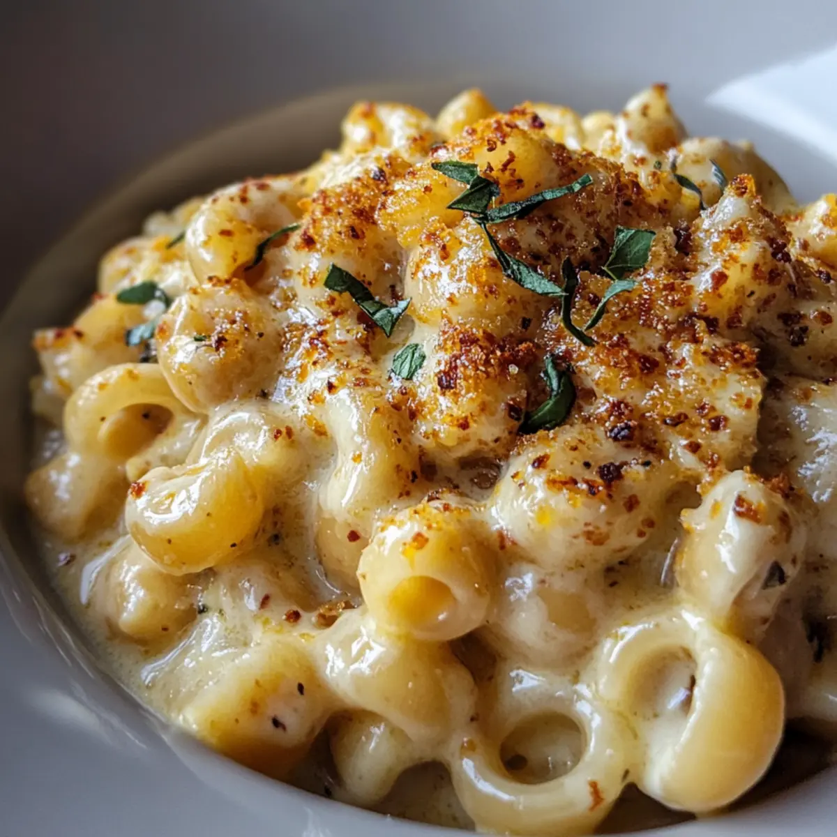 Creamy Honey Pepper Chicken Mac and Cheese