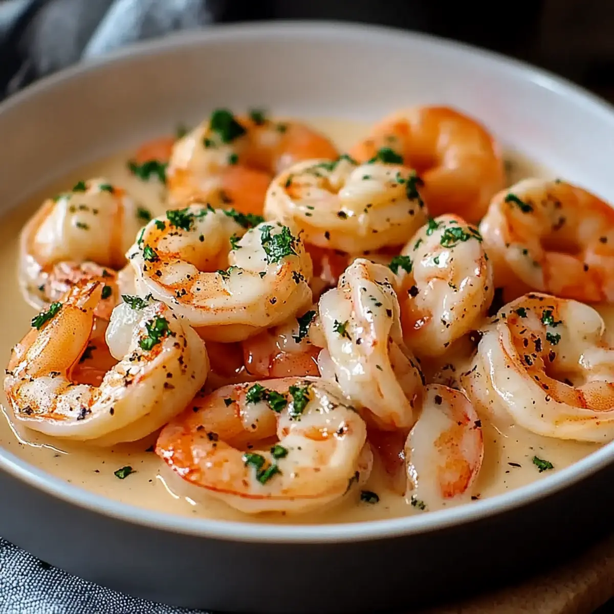 Creamy Shrimp Newburg