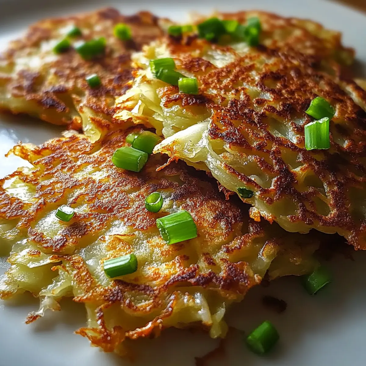 Crispy Cabbage Pancakes