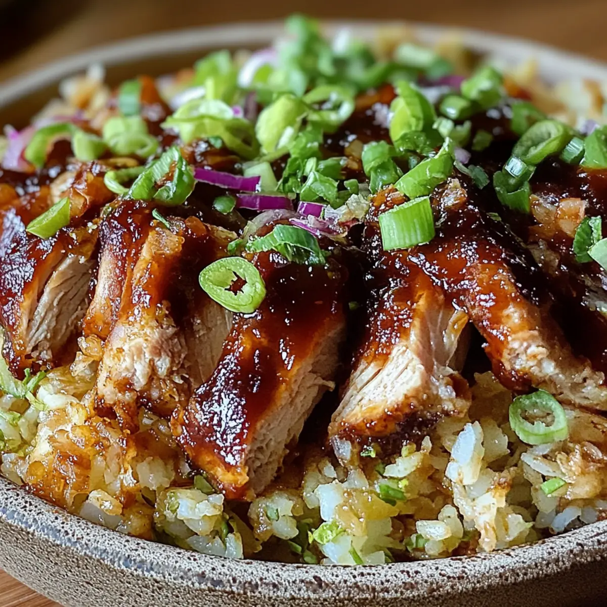Crockpot Pulled Pork Bowls
