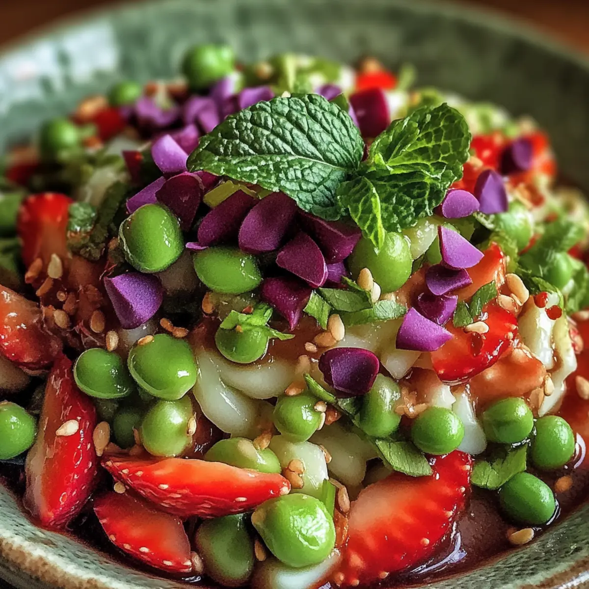Crunchy Asian Edamame Salad