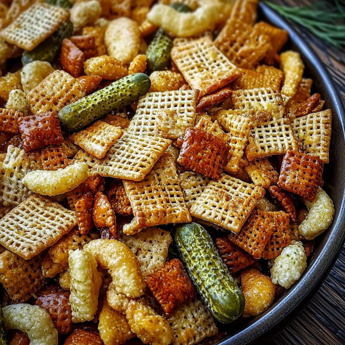 Dill Pickle Chex Mix