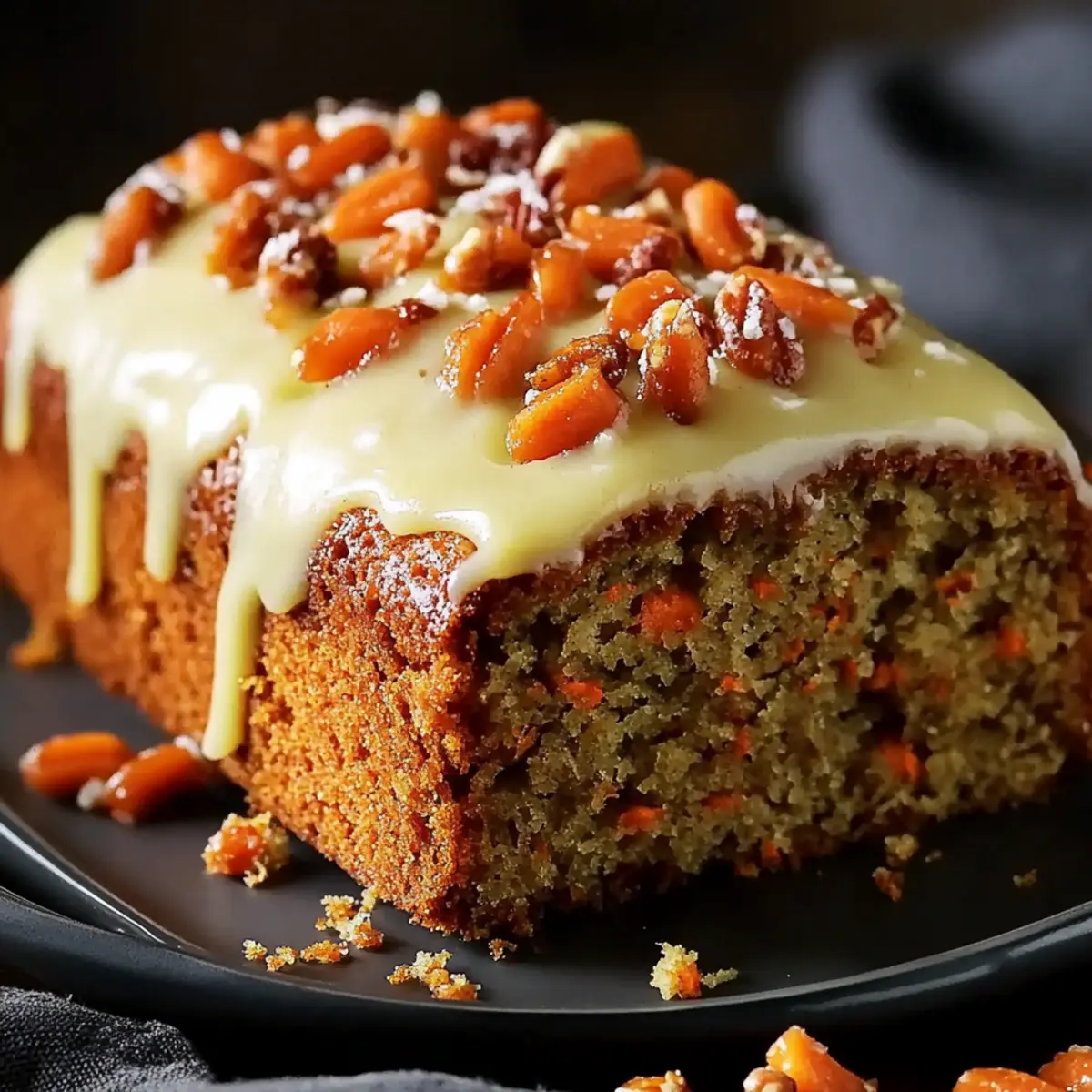 Eggless Carrot Cake Loaf