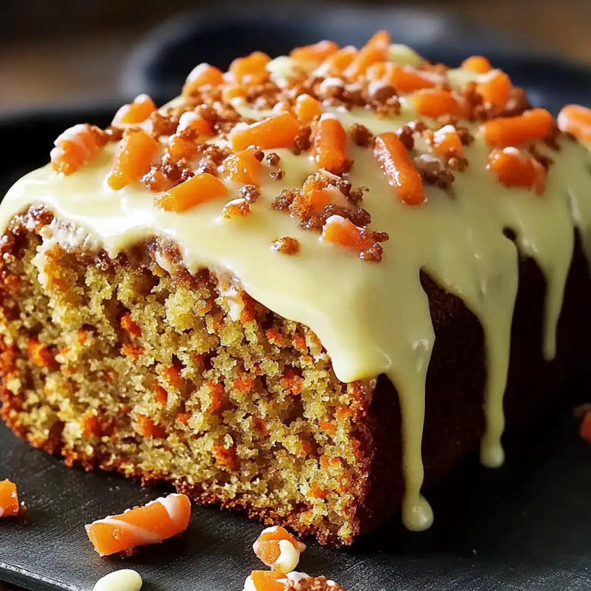 Eggless Carrot Cake Loaf