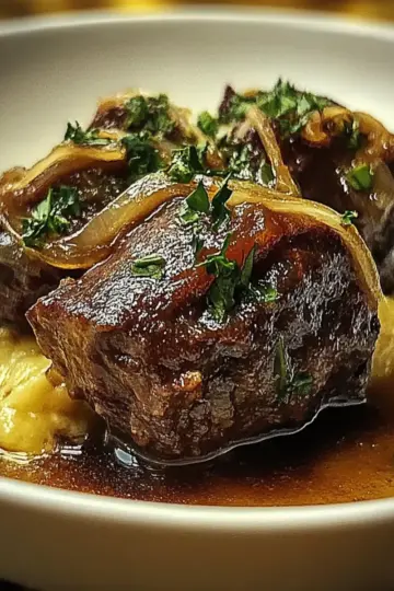 French Onion Soup With Beef Short Ribs