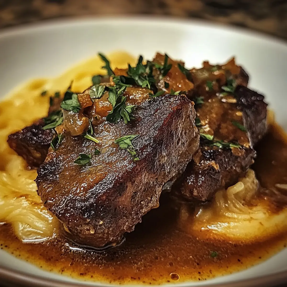 French Onion Soup With Beef Short Ribs