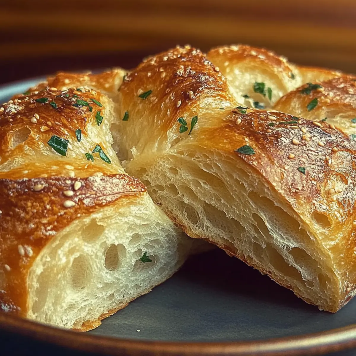 Garlic Herb Dutch Oven Bread