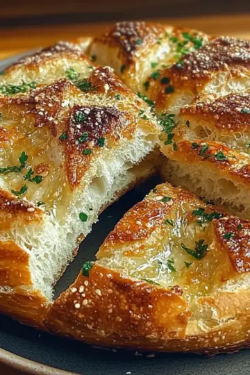 Garlic Herb Dutch Oven Bread