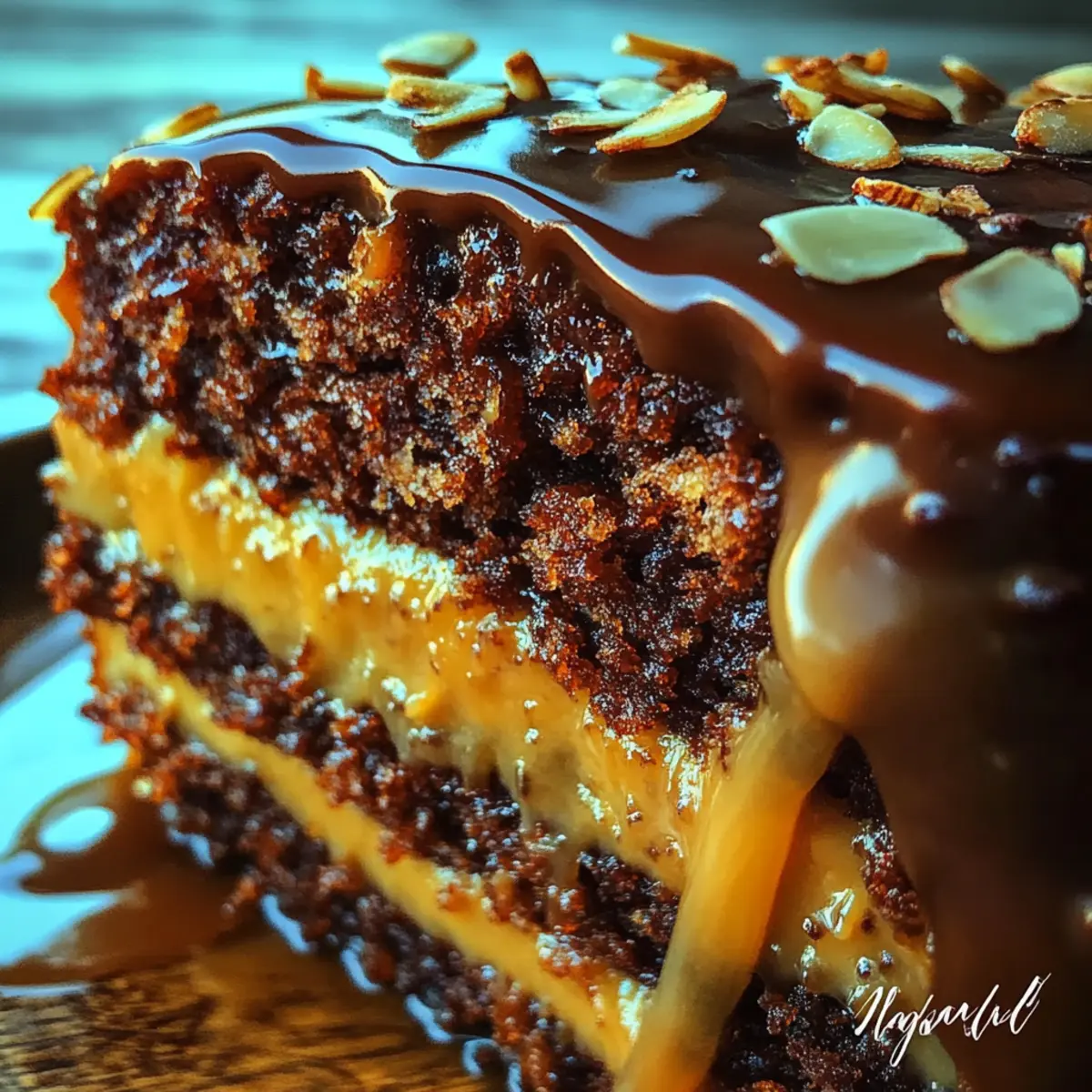 German Chocolate Glitzertorte