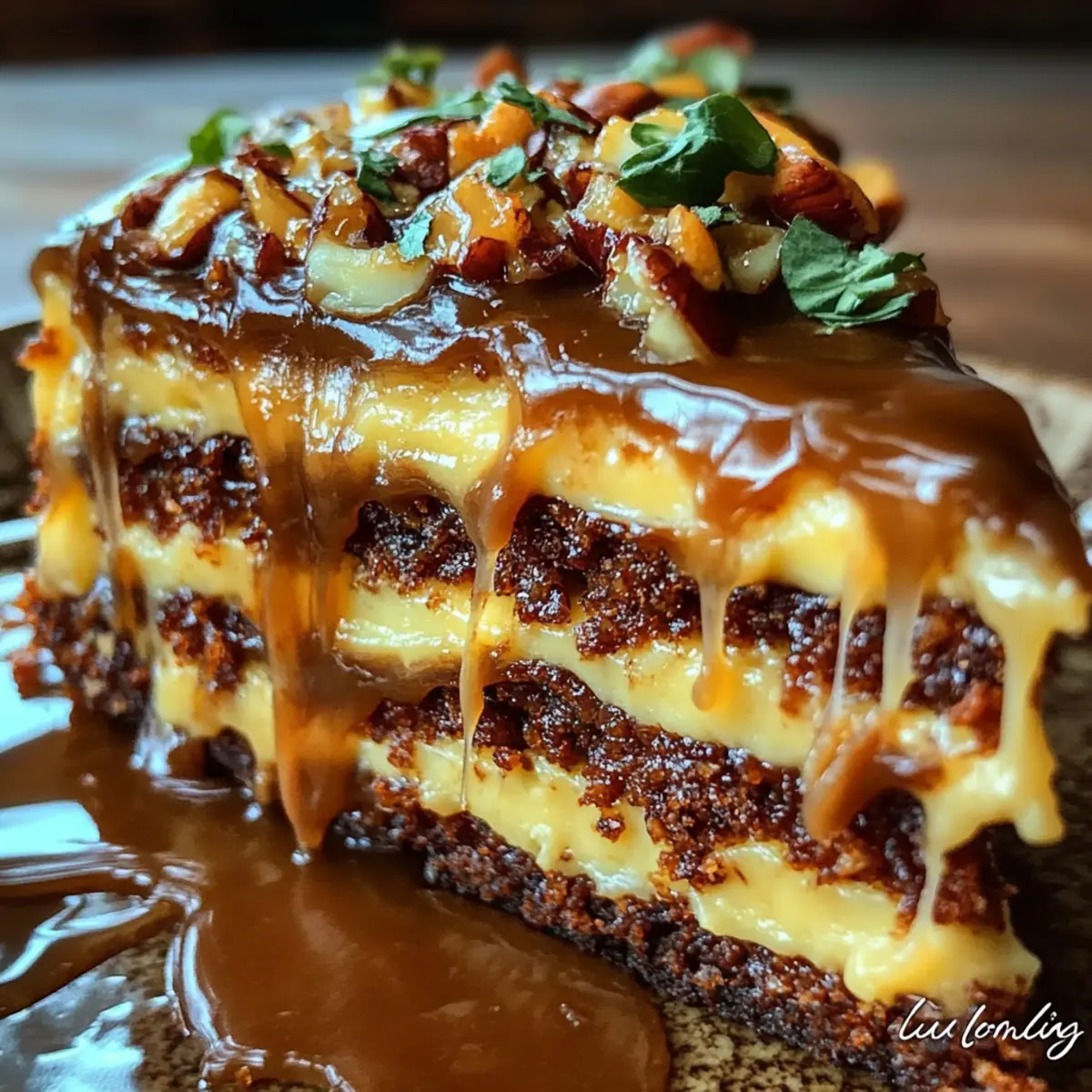 German Chocolate Glitzertorte