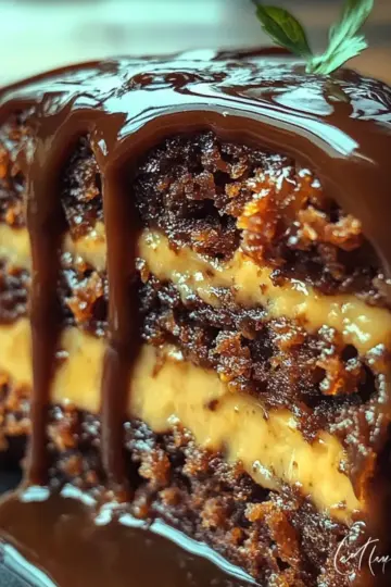 German Chocolate Glitzertorte