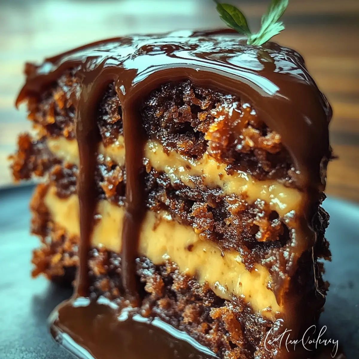 German Chocolate Glitzertorte