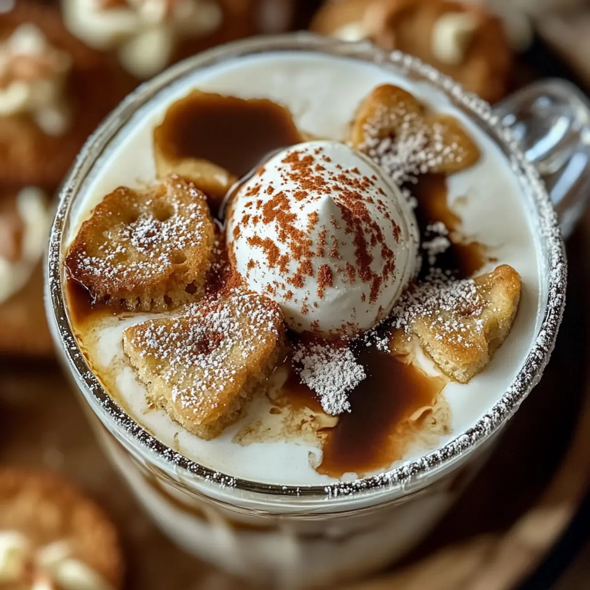 Gingerbread White Russian Cocktail