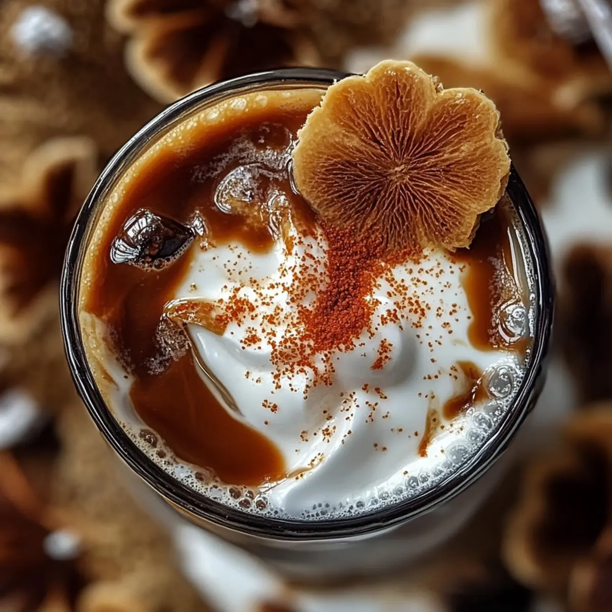 Gingerbread White Russian Cocktail