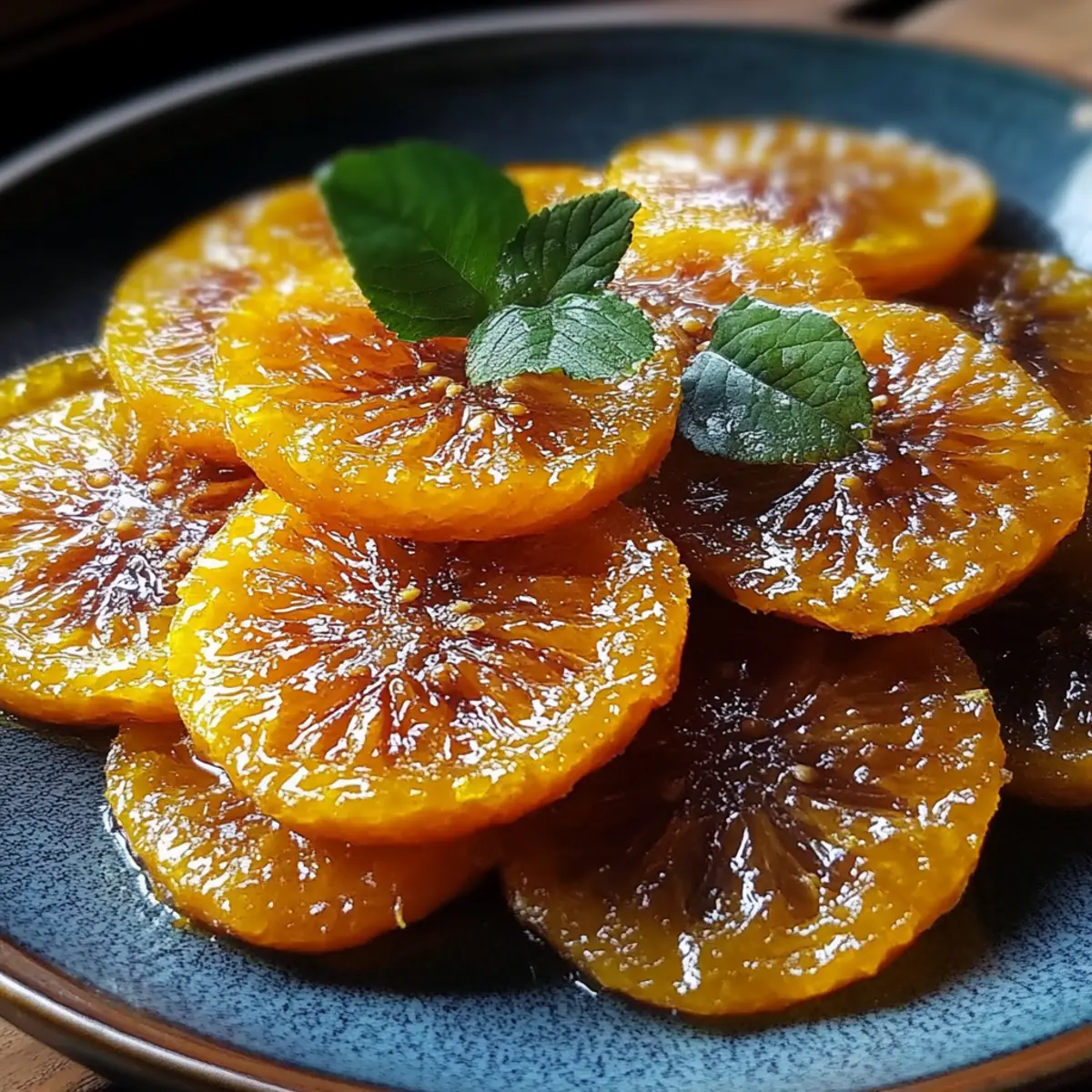 Glazed Candied Oranges