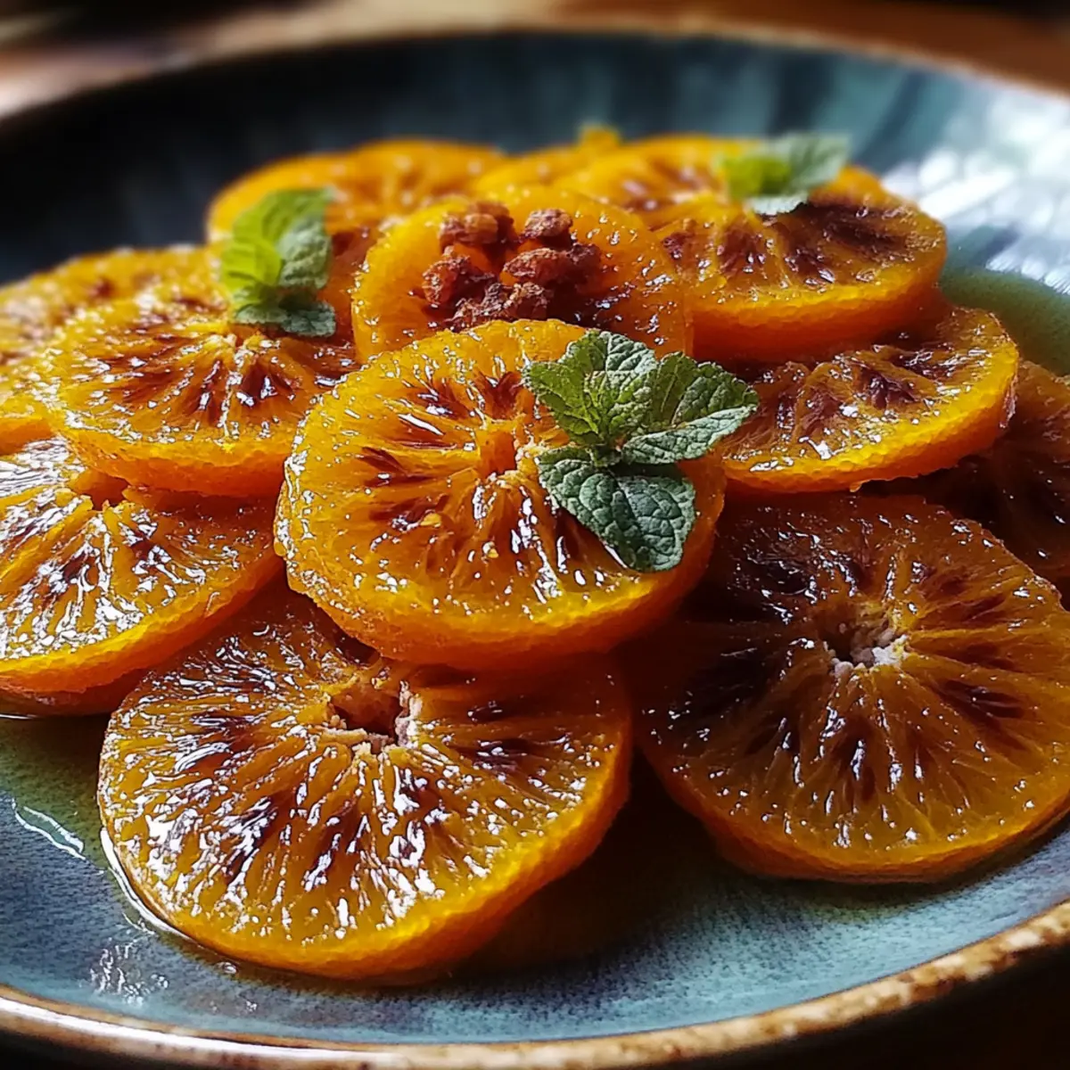 Glazed Candied Oranges