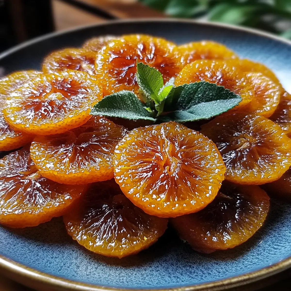 Glazed Candied Oranges