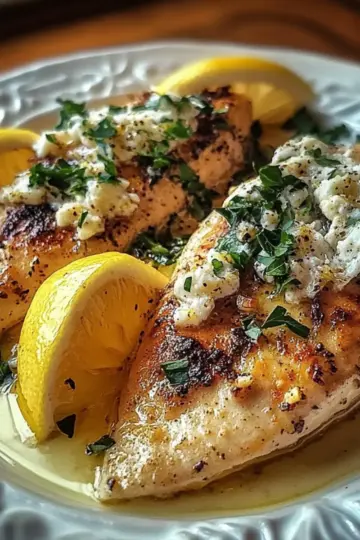 Greek Chicken with Lemon and Feta