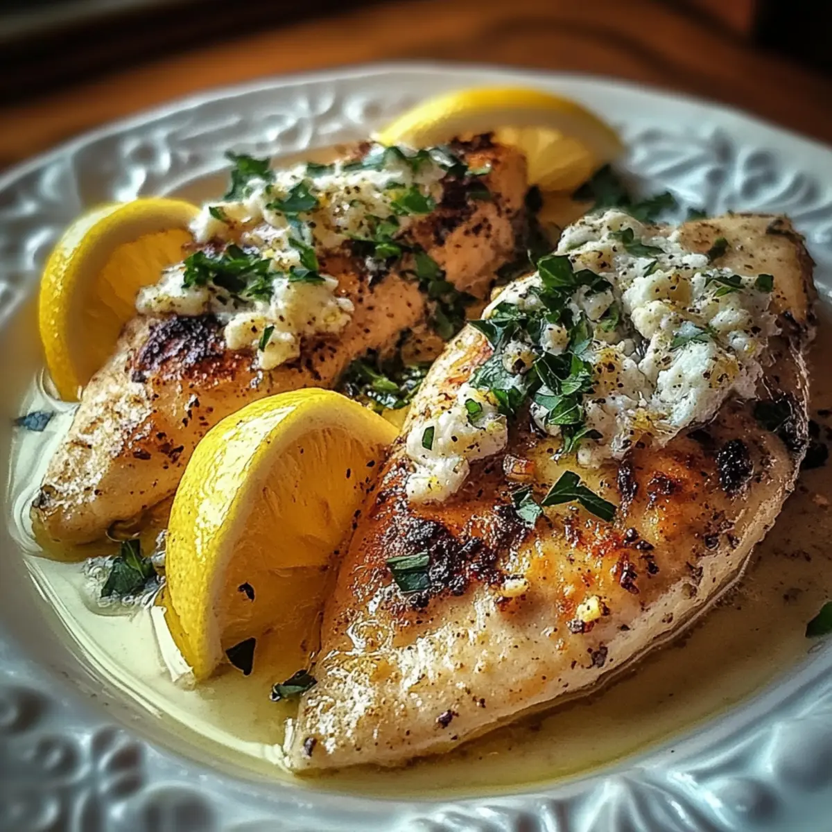 Greek Chicken with Lemon and Feta