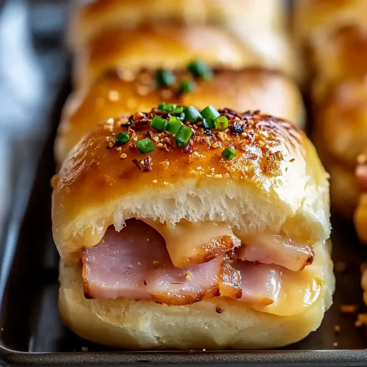 Ham and Cheese Hawaiian Roll Sliders