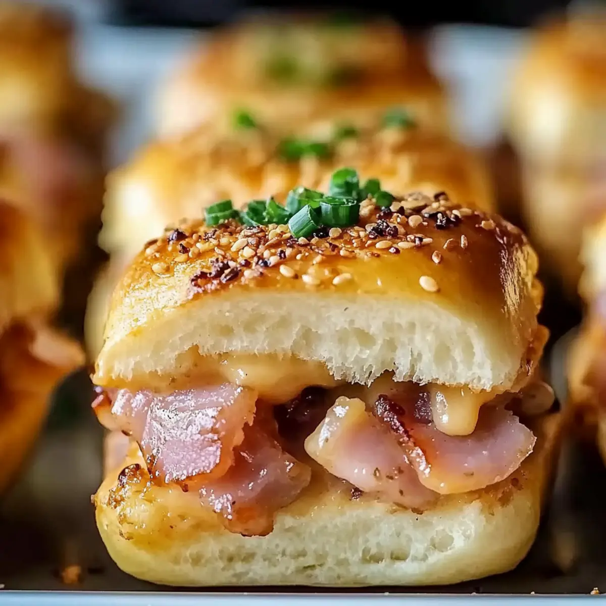 Ham and Cheese Hawaiian Roll Sliders