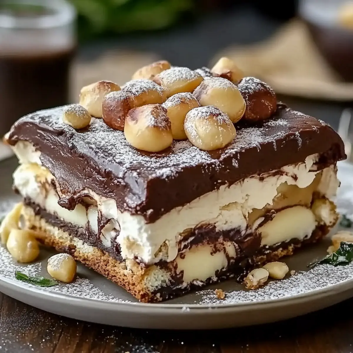 Hot Chocolate Lasagna