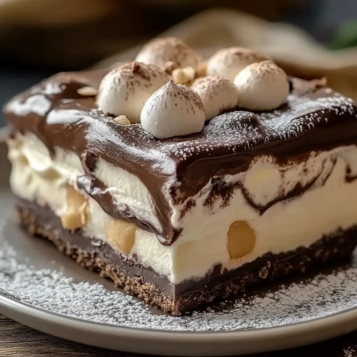 Hot Chocolate Lasagna