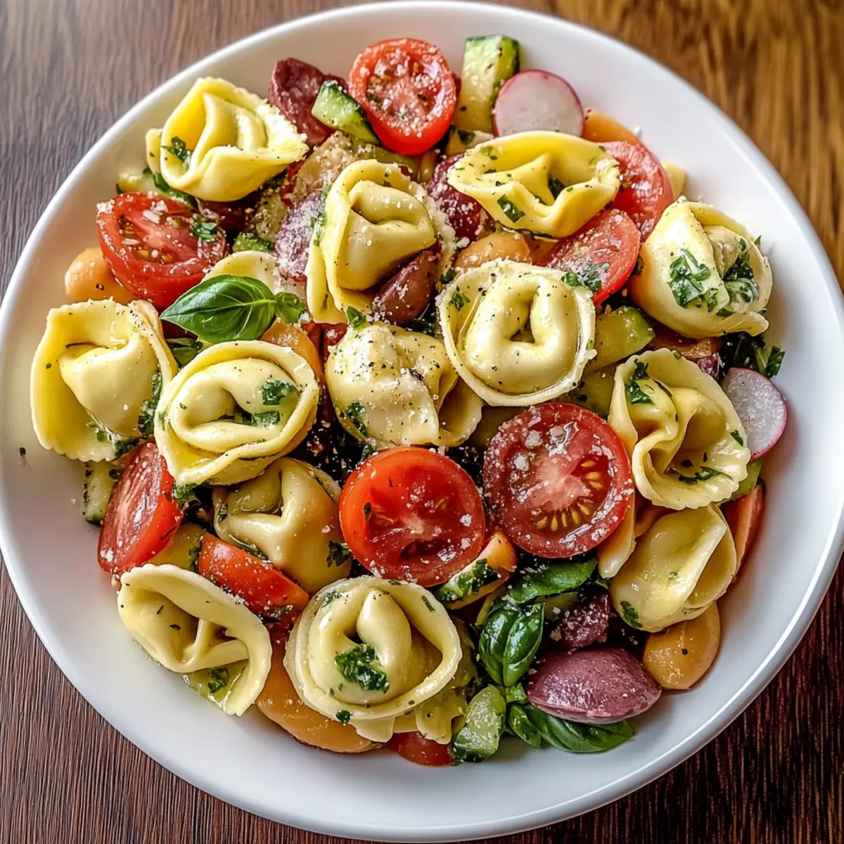 Italian Tortellini Pasta Salad