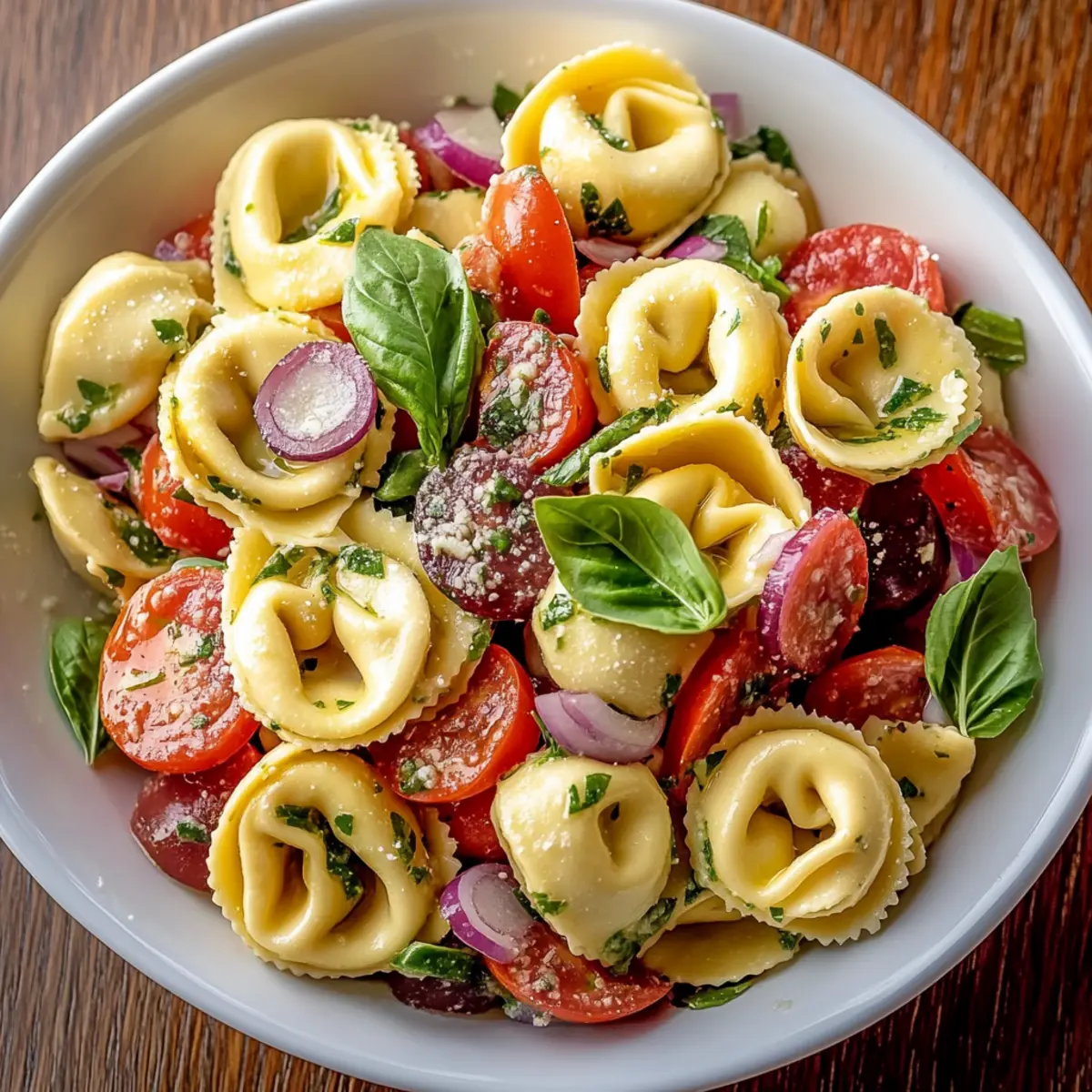 Italian Tortellini Pasta Salad