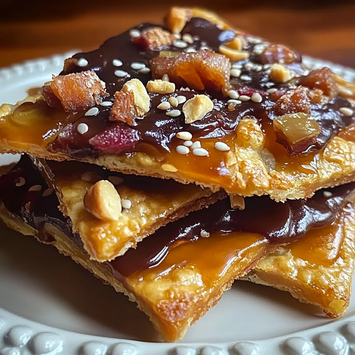 Keto Christmas Saltine Toffee