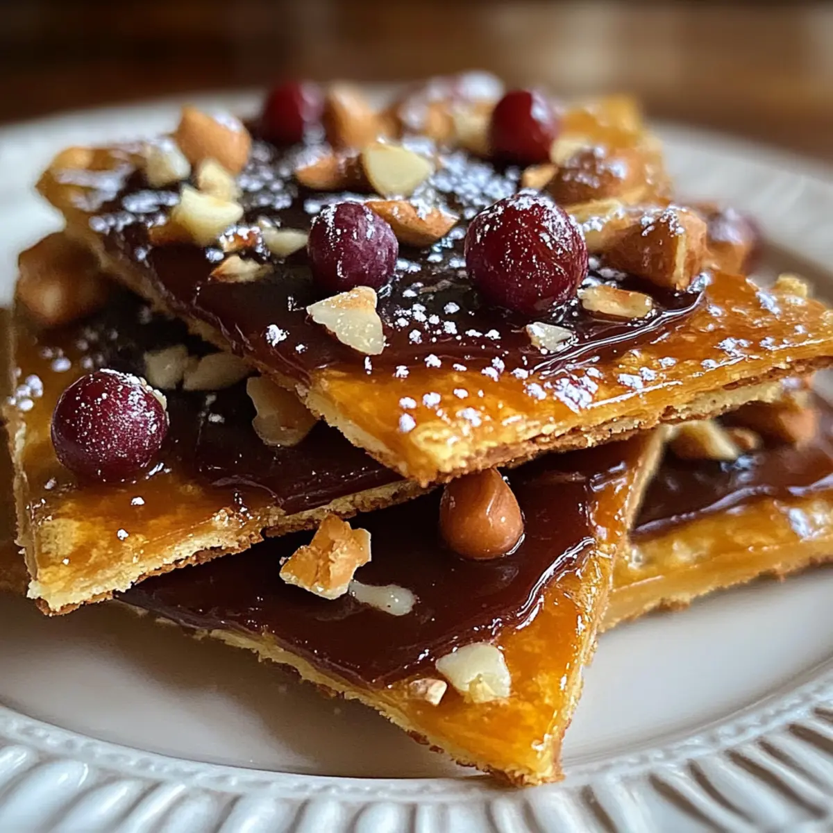 Keto Christmas Saltine Toffee