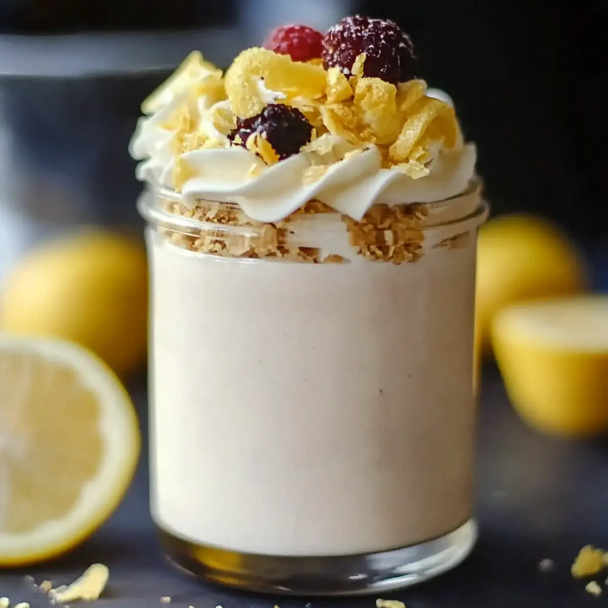 Lemon Cream Pie Vegan Protein Shake