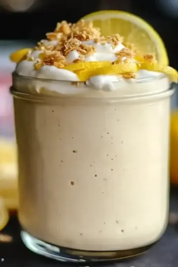 Lemon Cream Pie Vegan Protein Shake