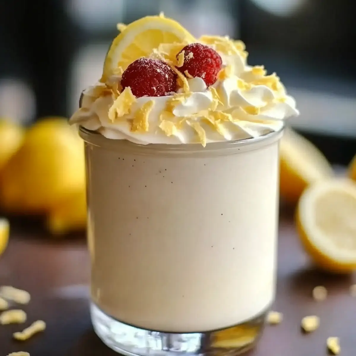 Lemon Cream Pie Vegan Protein Shake