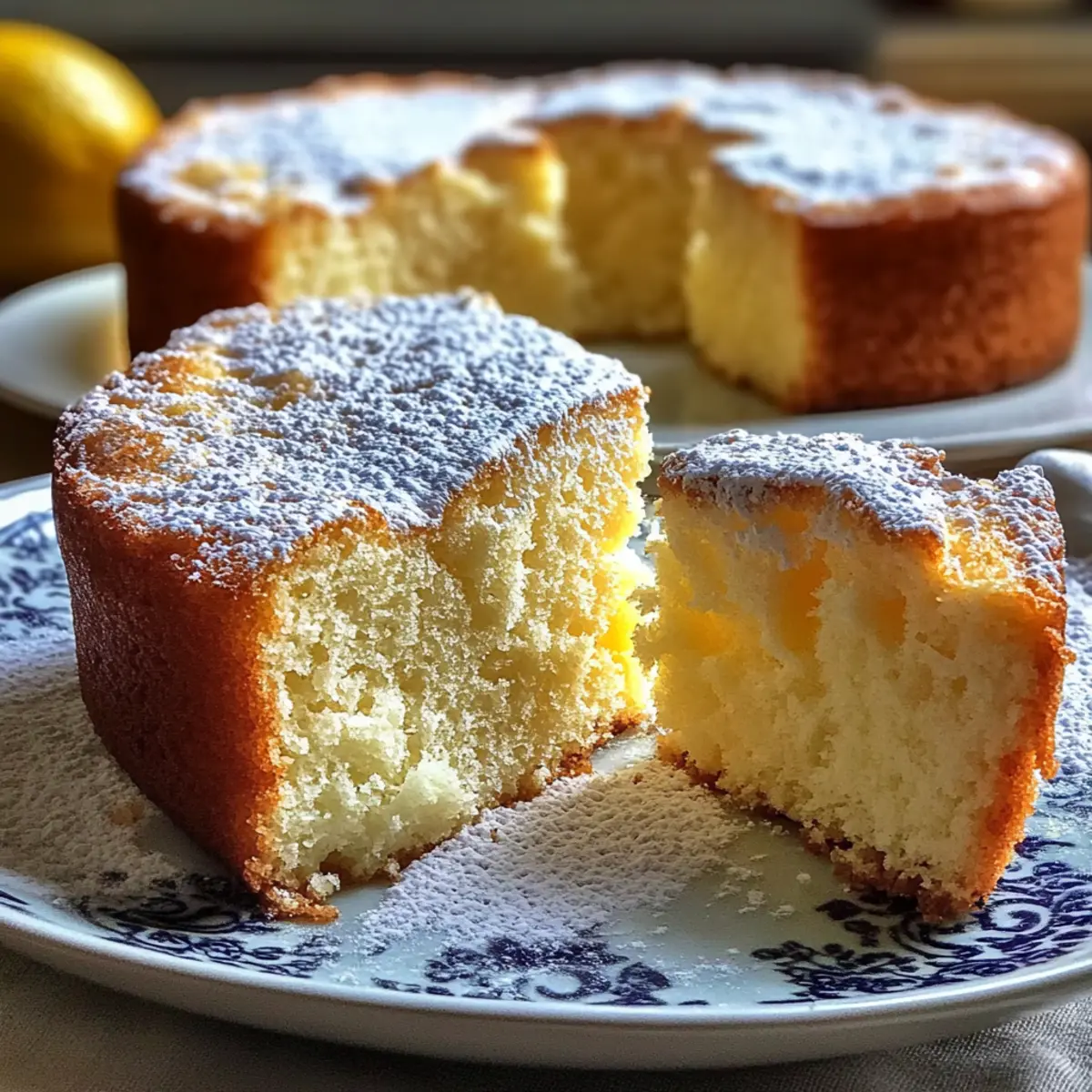 Light & Fluffy Yogurt Cloud Cake