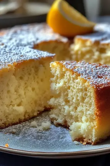 Light & Fluffy Yogurt Cloud Cake