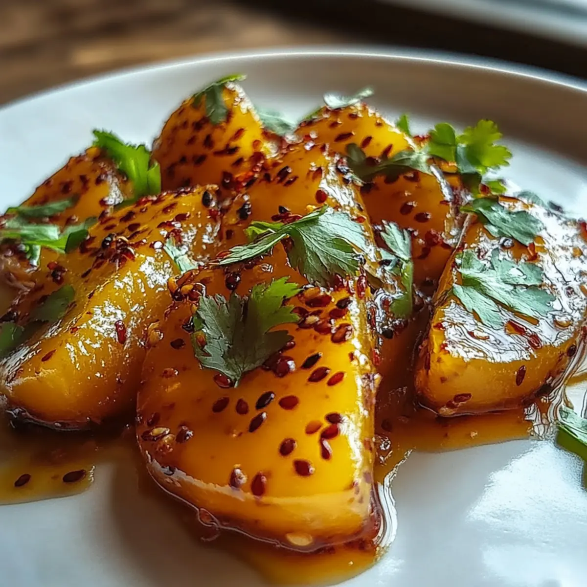 Mango Habanero Honey Garlic Sauce for Grilling