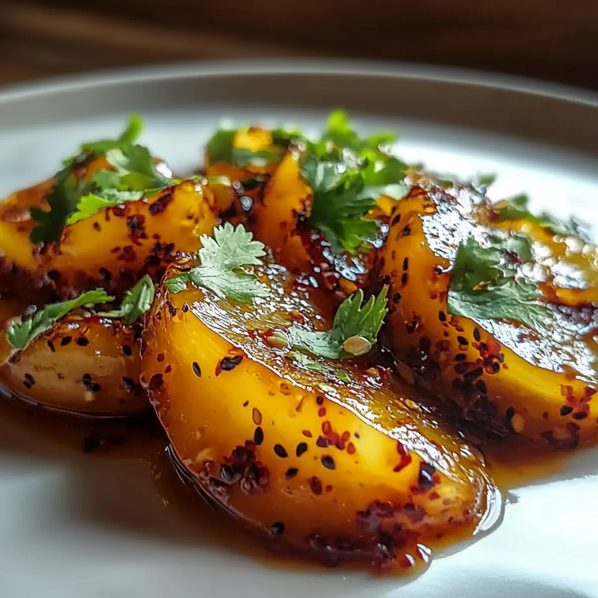 Mango Habanero Honey Garlic Sauce for Grilling