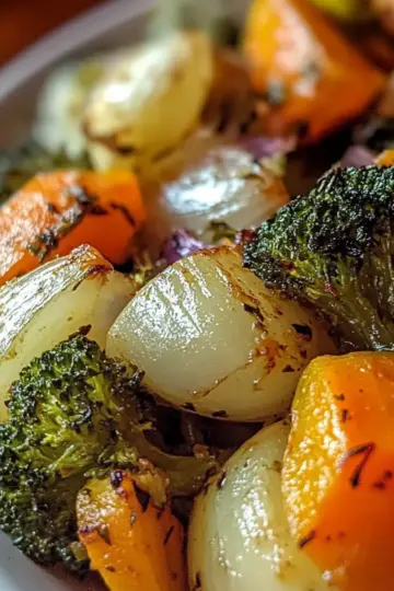 Maple Dijon Roasted Vegetables