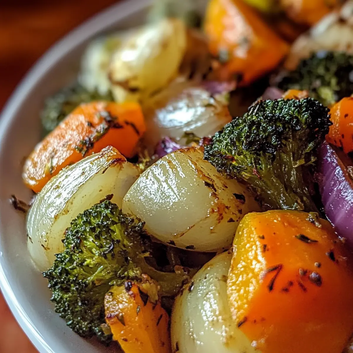 Maple Dijon Roasted Vegetables