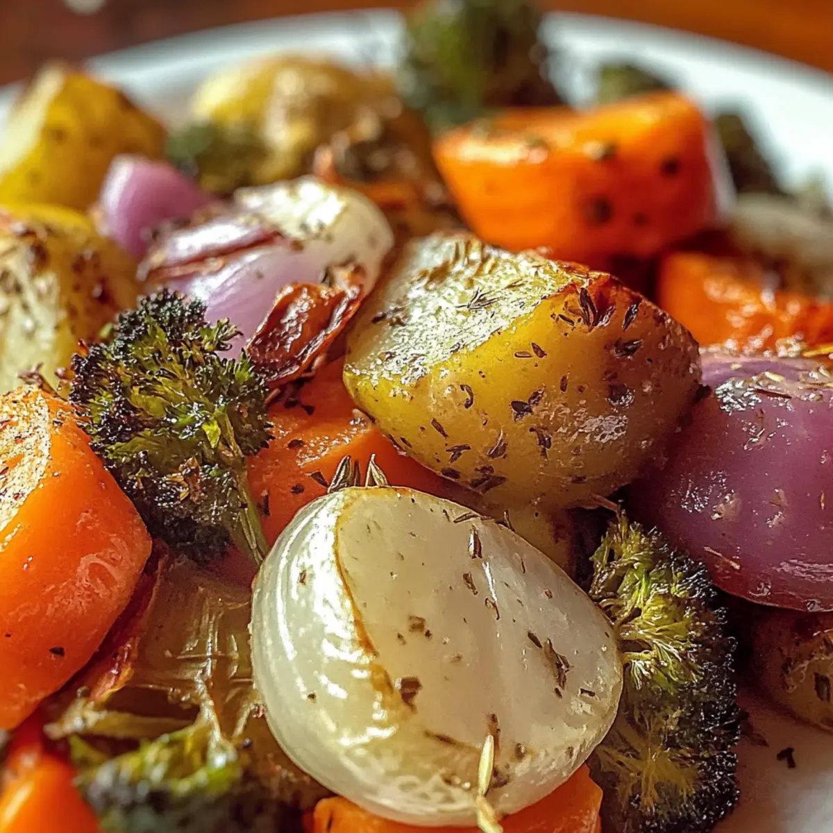 Maple Dijon Roasted Vegetables