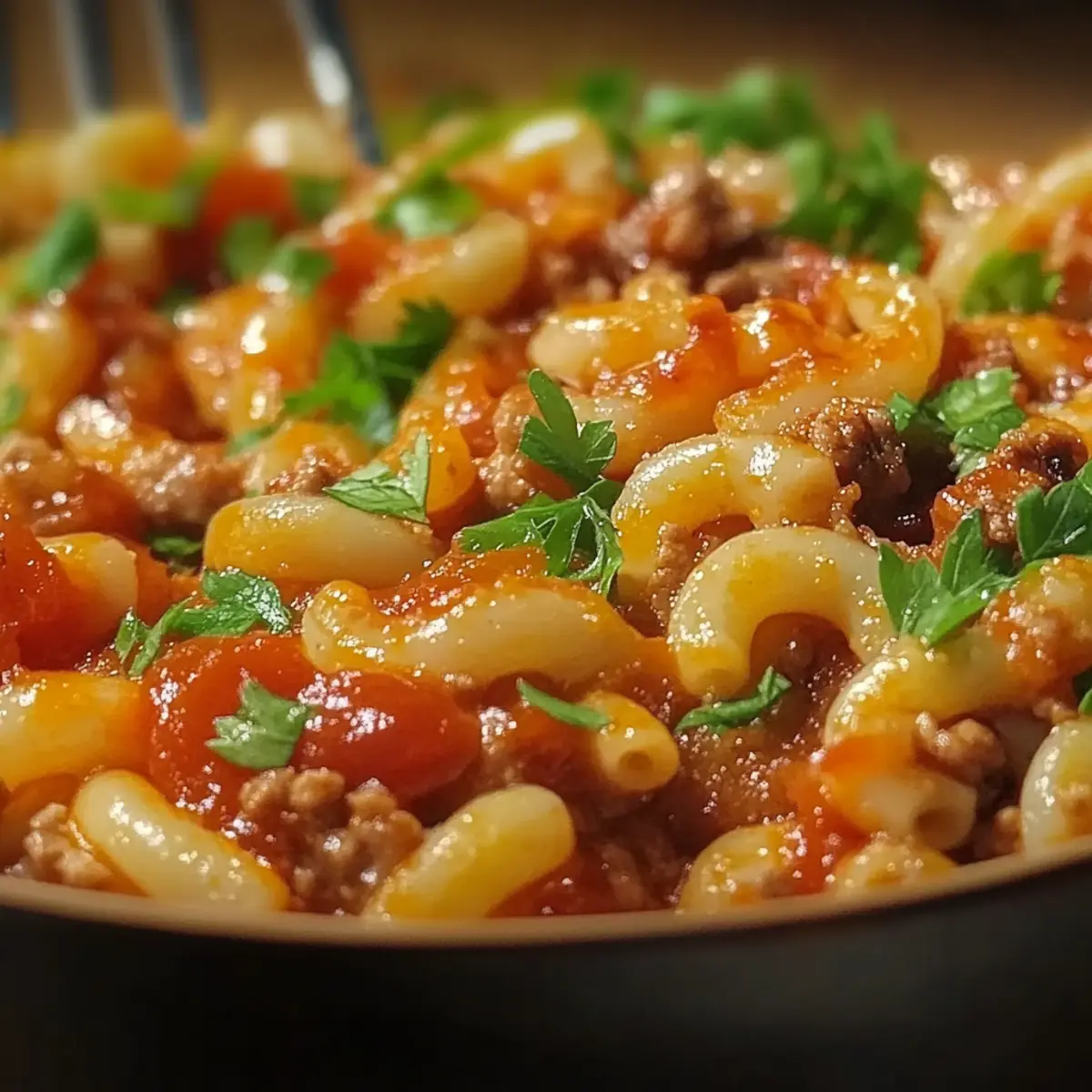 Minced Beef Trottole Pasta
