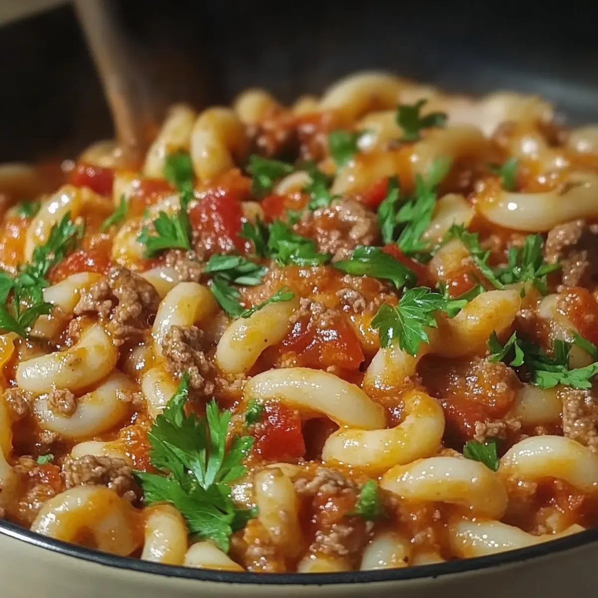 Minced Beef Trottole Pasta