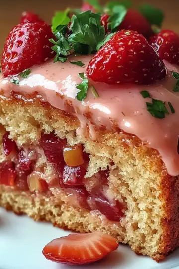 Moist Strawberry Milkshake Pound Cake