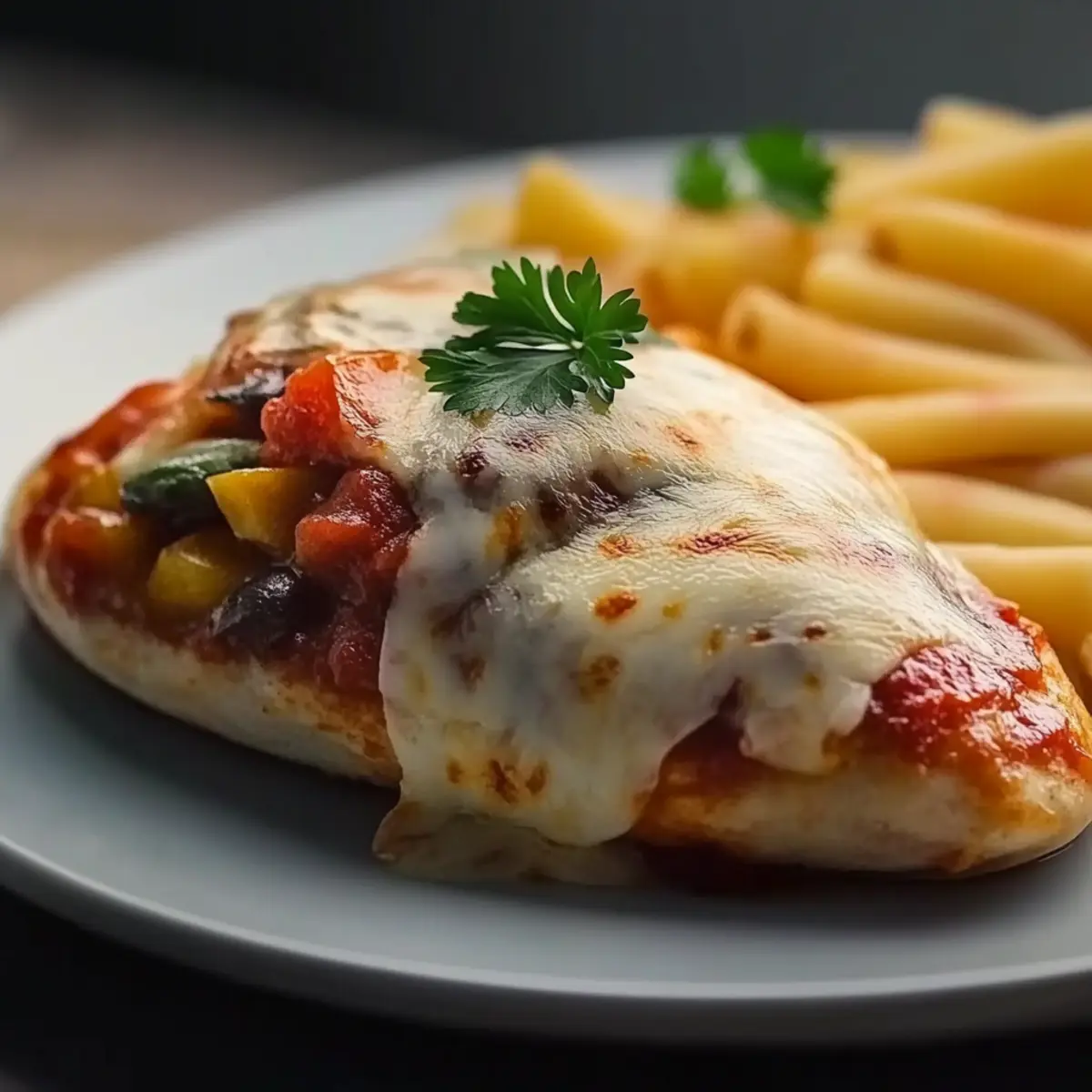 Mushroom Pepper Chicken