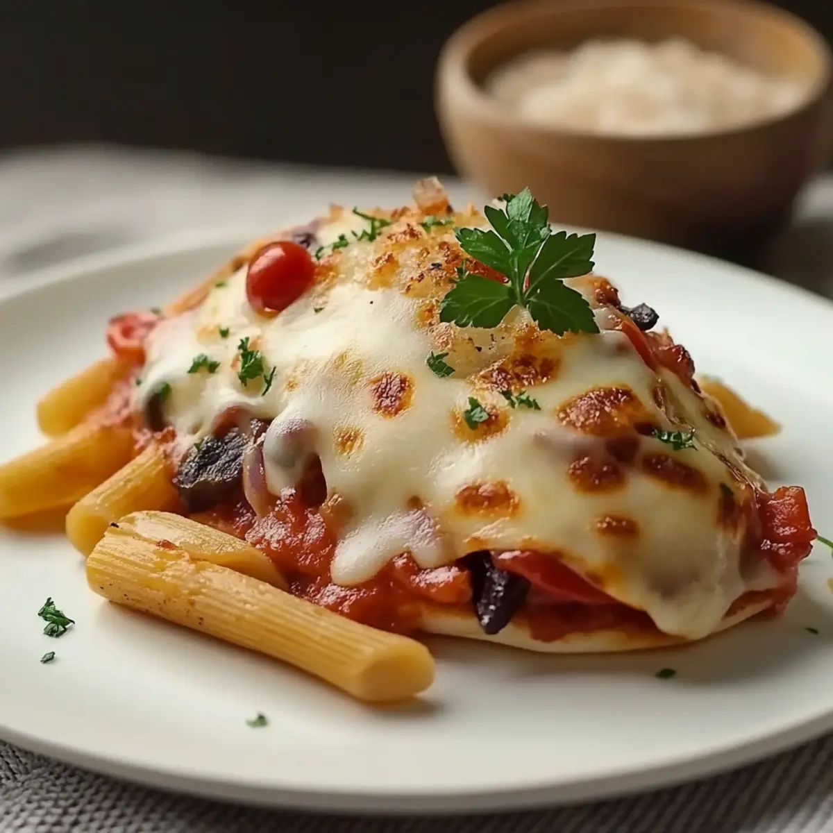 Mushroom Pepper Chicken