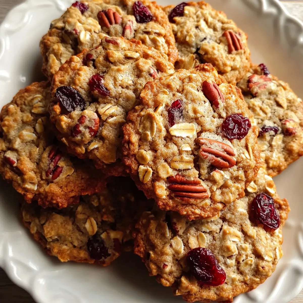 Oatmeal Cranberry Pecan Cookies