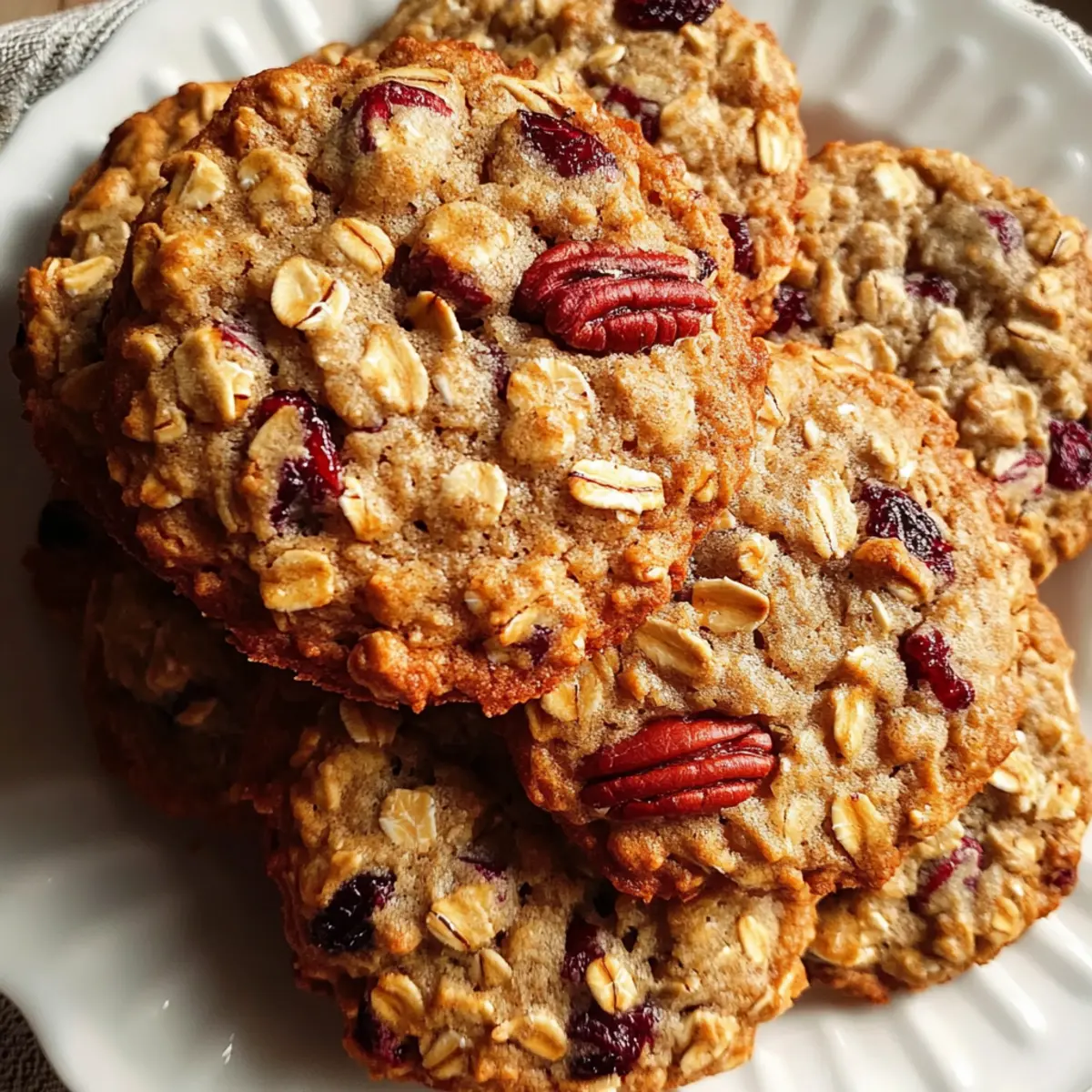 Oatmeal Cranberry Pecan Cookies
