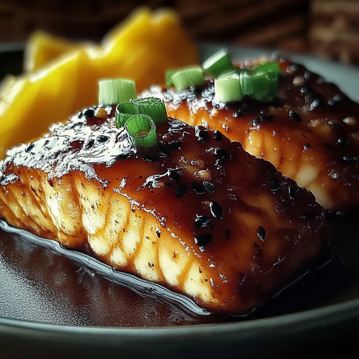 Pineapple Glazed Salmon